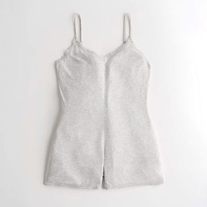 Hollister soft ribbed romper